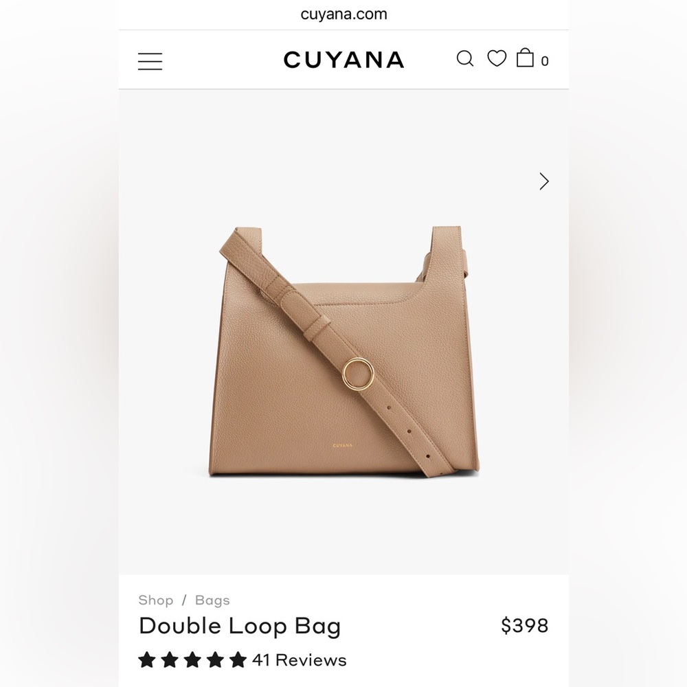 Cuyana Double Loop Bag